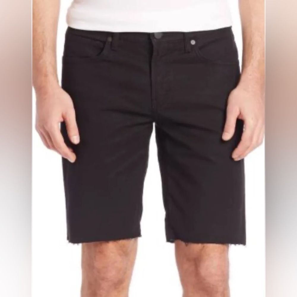 J Brand Men's Tyler Black Denim‎ Cutoff Shorts 30